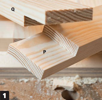 Vægdrivhus træ: Lav udfræsninger i enderne af listerne Vægdrivhus træ: Lav udfræsninger i enderne af listerne